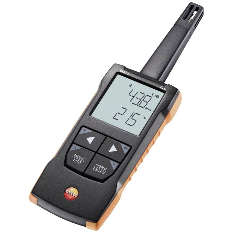 Testo 625 - Teploměr a vlhkoměr Měření vlhkosti a teploty s rosným bodem